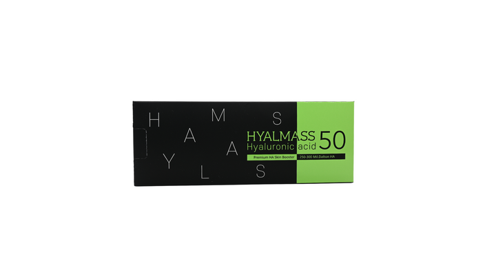 Hyalmass 50 1ml – High-viscosity filler for cheeks, chin, and jawline volume.