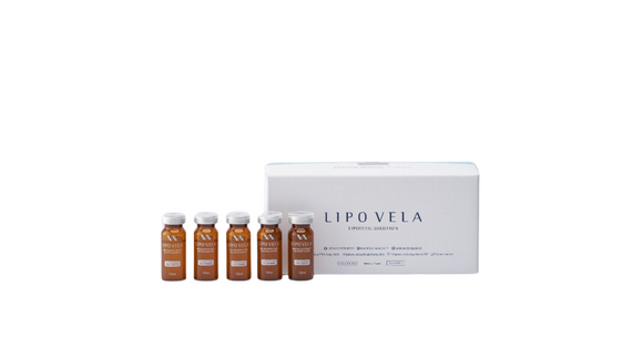 Lipovela Fat Dissolving Injection – 10ml vials for non-surgical slimming and contouring.