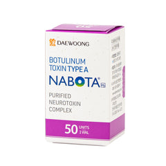 Nabota 50 vial – Korean botulinum toxin for wrinkle and fine-line treatment