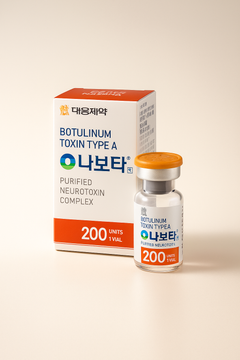 Nabota 200 - Nabota 200 is a high-dose botulinum toxin type A product designed for wrinkle reduction, muscle relaxation, and facial rejuvenation. Ideal for treating larger or multiple areas, it offers long-lasting, natural-looking results for a smooth, youthful appearance.