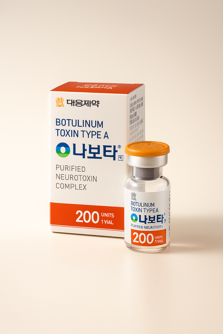 Nabota 200 - Nabota 200 is a high-dose botulinum toxin type A product designed for wrinkle reduction, muscle relaxation, and facial rejuvenation. Ideal for treating larger or multiple areas, it offers long-lasting, natural-looking results for a smooth, youthful appearance.