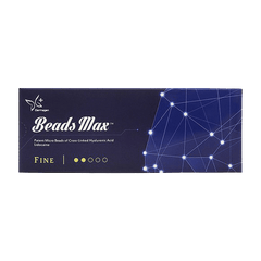 Beads Max Fine hyaluronic acid filler for subtle volume and fine line reduction.