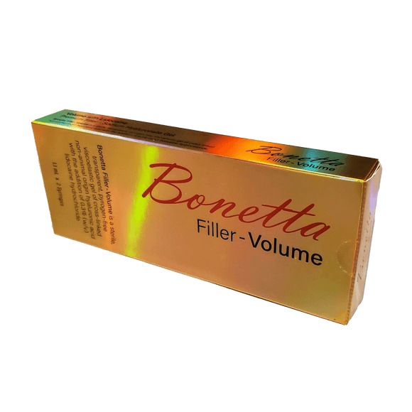 Bonetta VOLUME hyaluronic acid filler for deep volume and facial contouring.