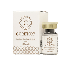 Coretox 100 botulinum toxin type A for wrinkle reduction and smooth, youthful skin.
