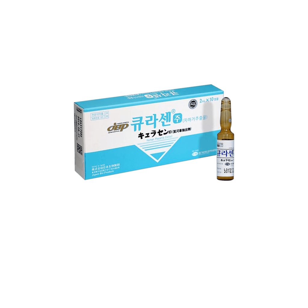 Curacen placenta-based skin rejuvenation solution for youthful, radiant skin.