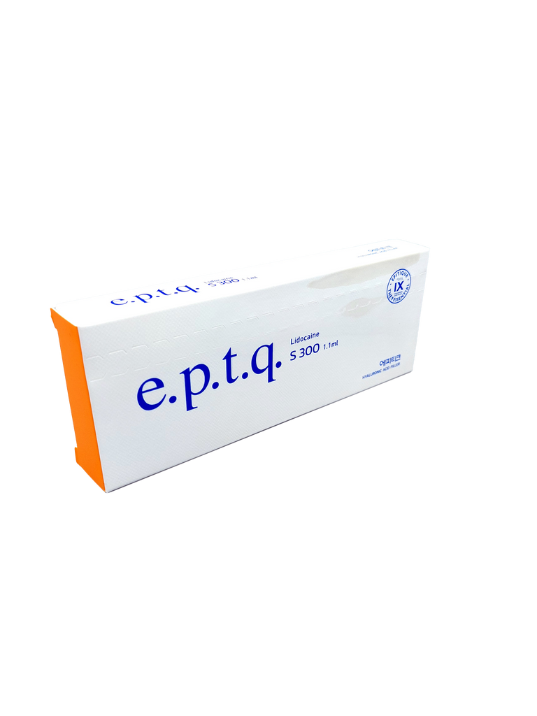 E.P.T.Q S300 medium-density hyaluronic acid filler for moderate volume and facial contouring.