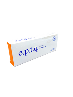 E.P.T.Q S300 medium-density hyaluronic acid filler for moderate volume and facial contouring.