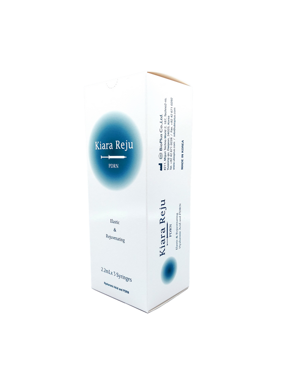 Kiara Reju PDRN and hyaluronic acid skin rejuvenation treatment for hydration and elasticity.