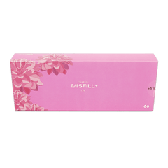 MISFILL DEEP medium-density hyaluronic acid filler for deep wrinkle reduction and facial contouring.