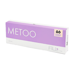 Metoo Deep medium-density hyaluronic acid filler for wrinkle reduction and facial contouring.