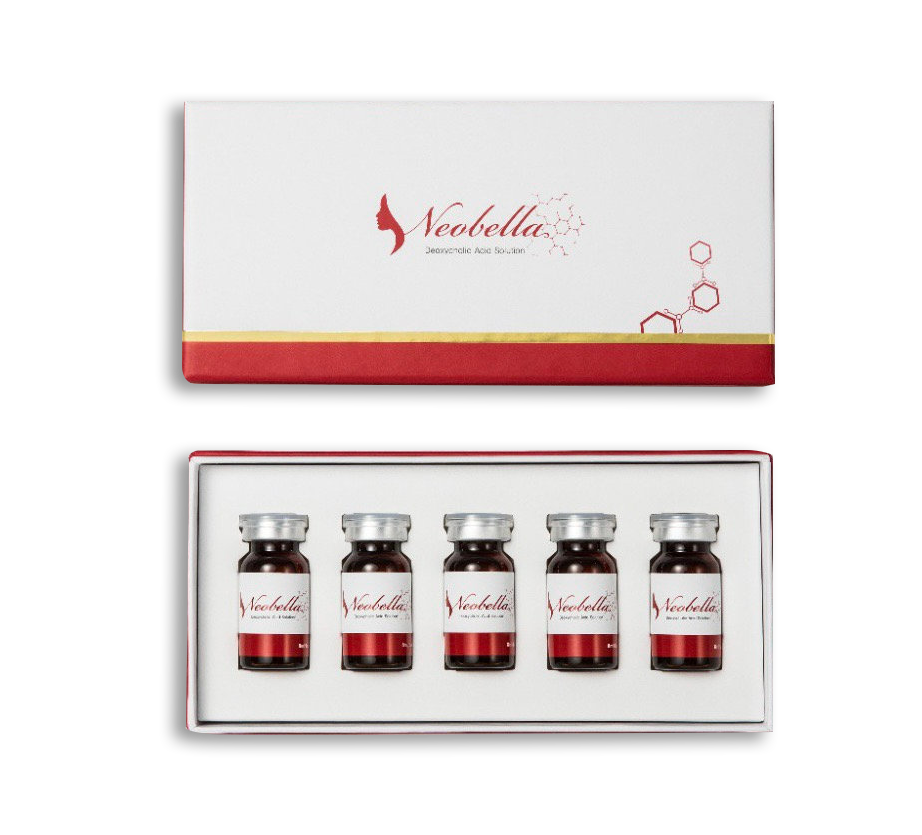 NEOBELLA fat-dissolving injection for chin and jawline contouring.