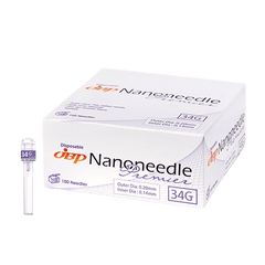 JBP Nano needle SUTW 34G (100pcs)(4mm, 6mm, 8mm).