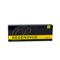 REGENOVUE SUB Q ultra-high-density hyaluronic acid filler for deep contouring and volume restoration.