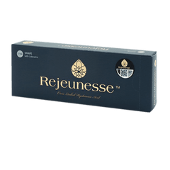 REJEUNESSE SHAPE high-density hyaluronic acid filler for deep contouring and volume restoration.