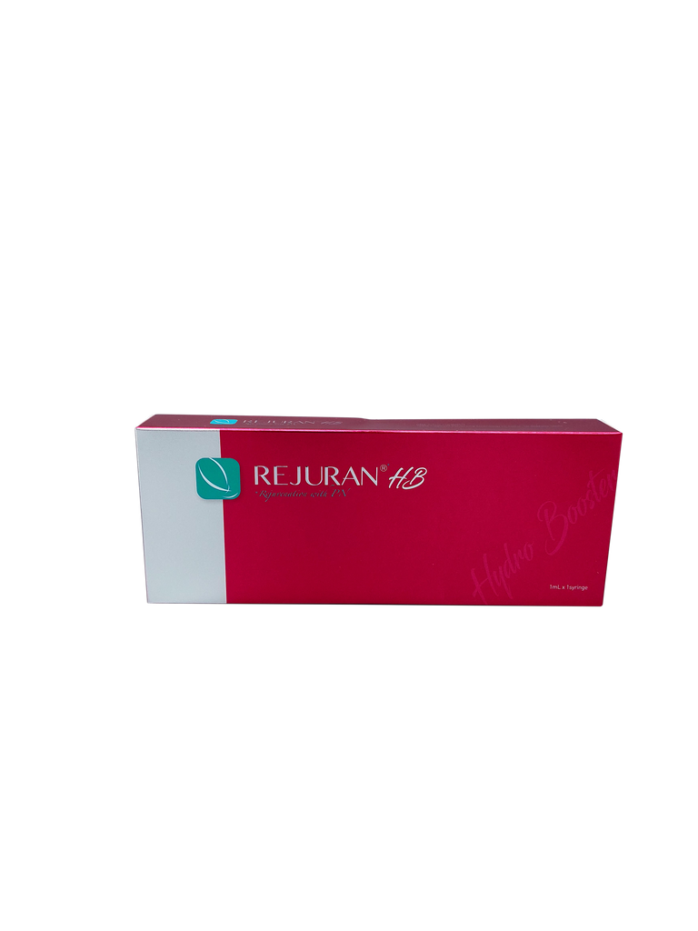 REJURAN HB injectable with Polynucleotide and Hyaluronic Acid for skin hydration and rejuvenation.