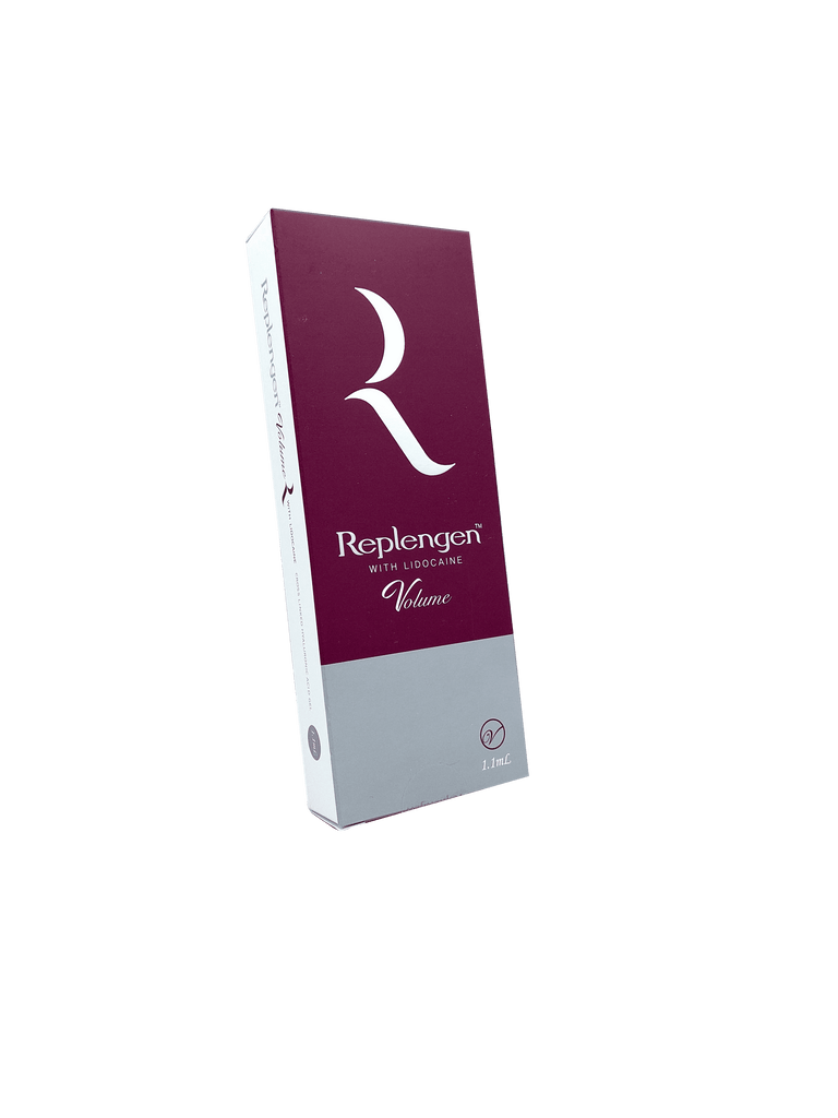 REPLENGEN VOLUME high-density hyaluronic acid filler for deep contouring and volume restoration.