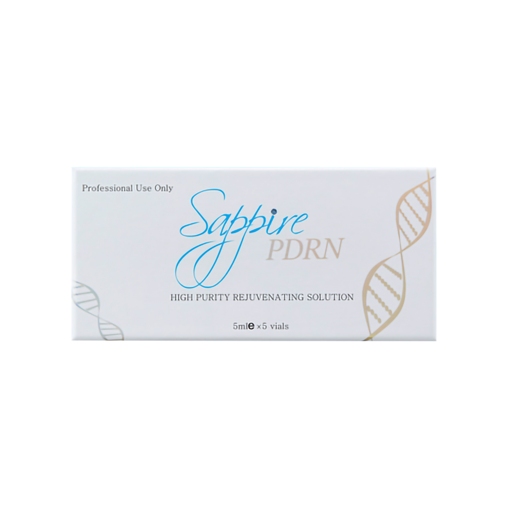 SAPPHIRE PDRN Polynucleotide-based skin rejuvenation injectable for hydration and anti-aging.