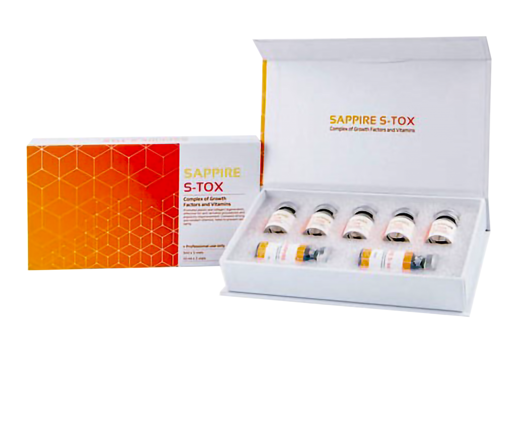 SAPPHIRE S TOX peptide-based anti-aging treatment for smooth, firm skin.