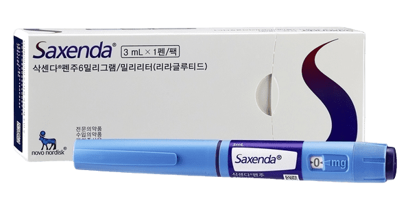 SAXENDA injectable solution for weight management and appetite control.