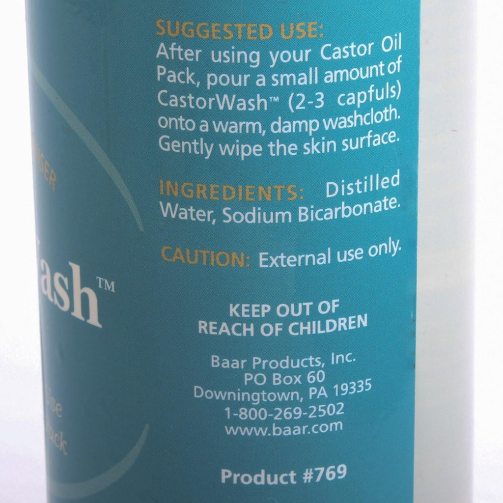 Baal Castor Wash Alkaline Skin Cleanser.