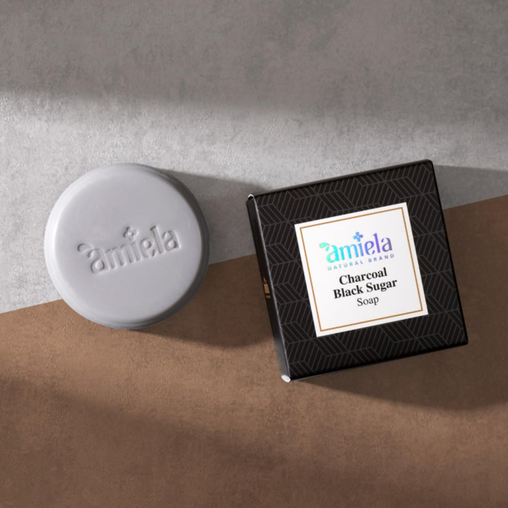 Amiela Charcoal Black Sugar Soap.