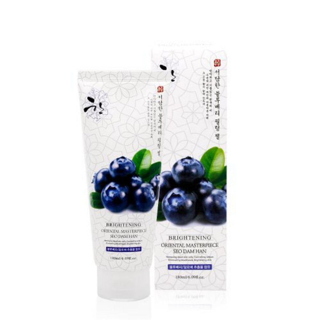 3W Clinic Seodamhan Blueberry Peeling Gel.