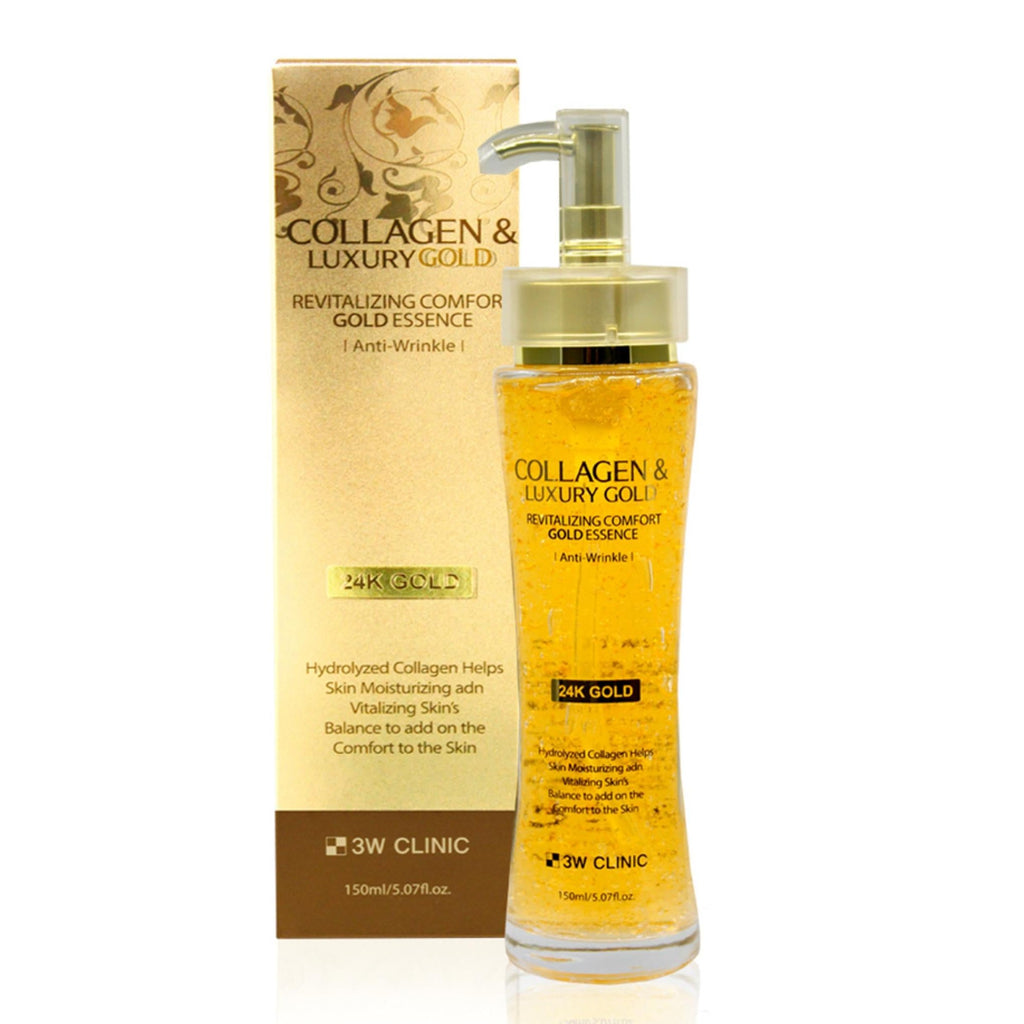 3W Clinic Collagen & Luxury Gold Revitalizing Comfort Gold Essence.