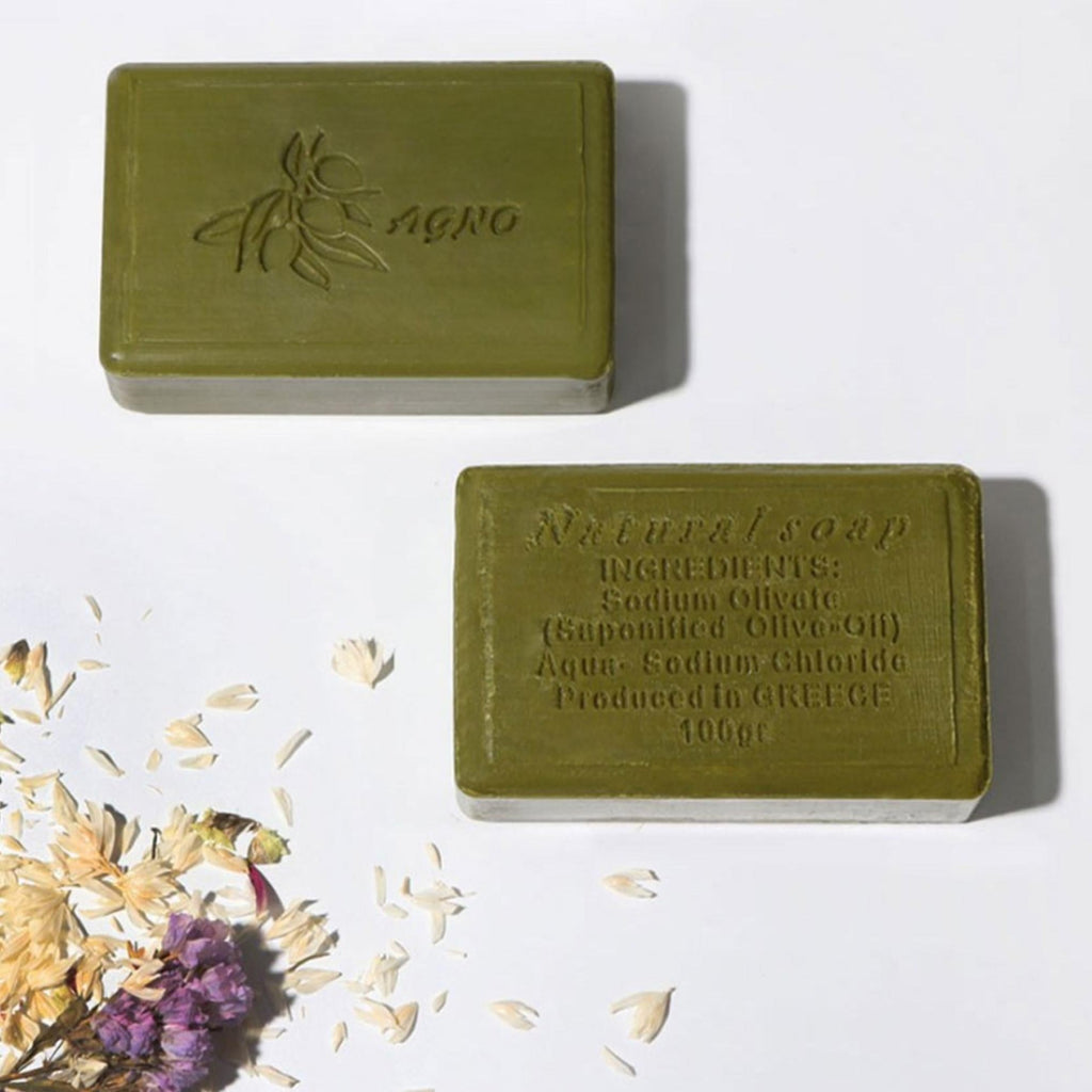 Agno Greece Olive Cleansing Soap Natural.