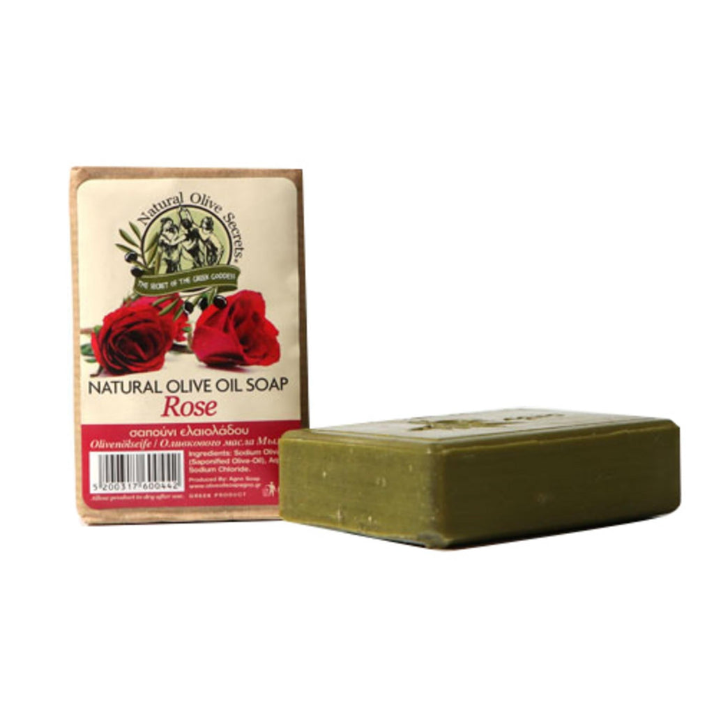 Agno Greece Olive Cleansing Soap Rose.