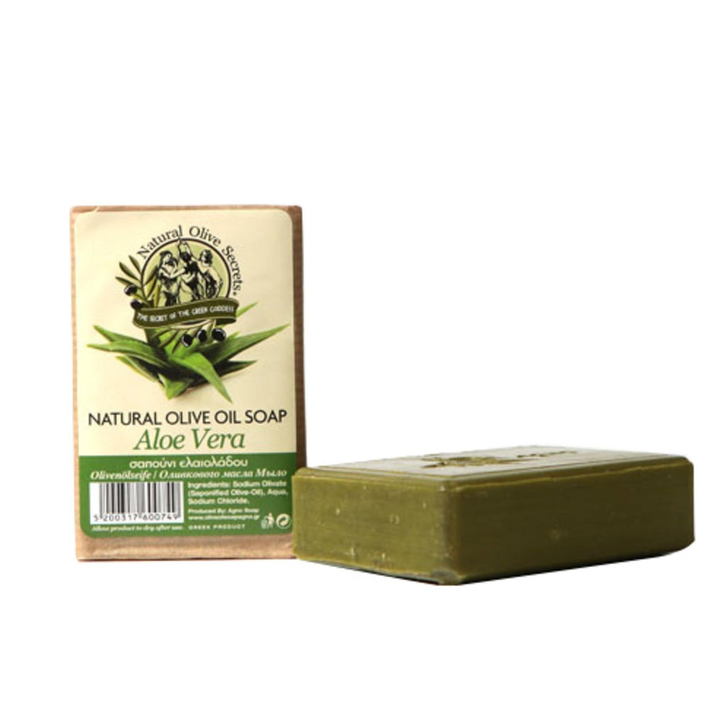 Agno Greece Olive Cleansing Soap Aloe.