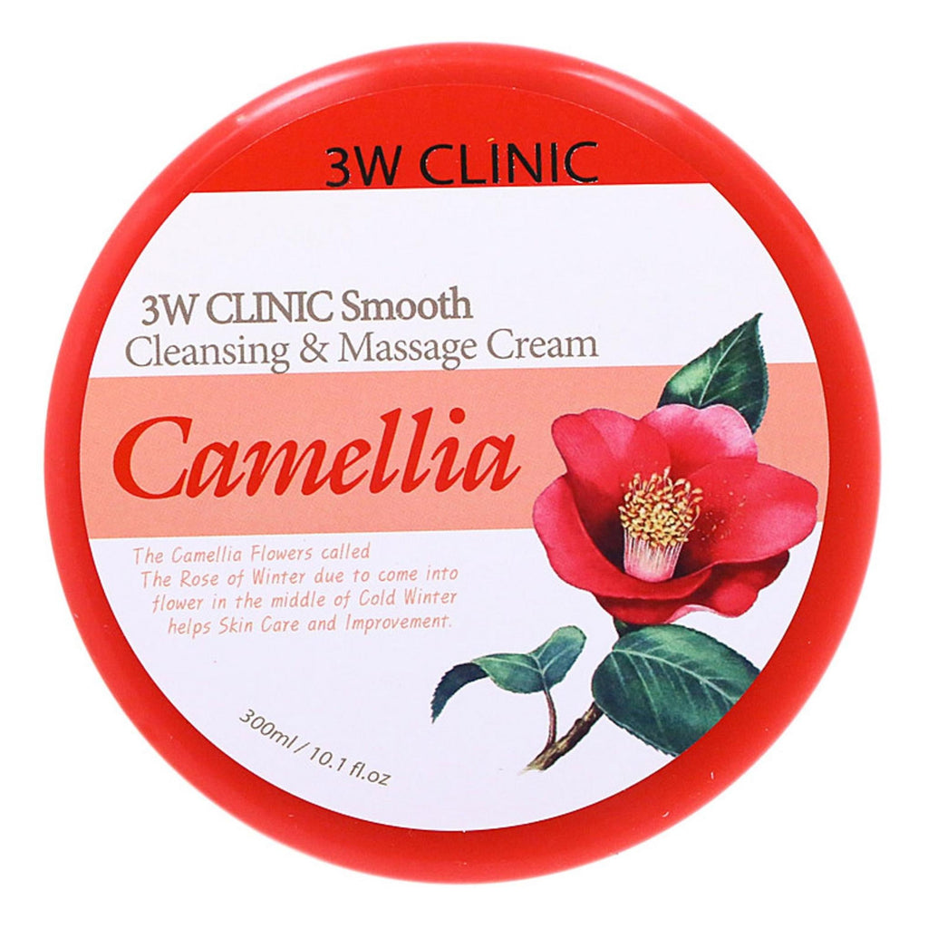 3W Clinic Smooth Cleansing and Massage Cream Camellia.