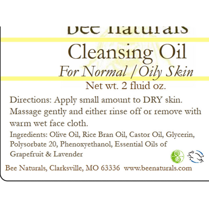Be Naturals Cleansing Oil.