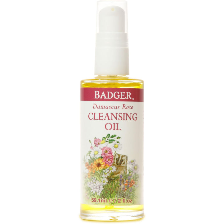 Badger Damascus Rose Cleansing Oil.