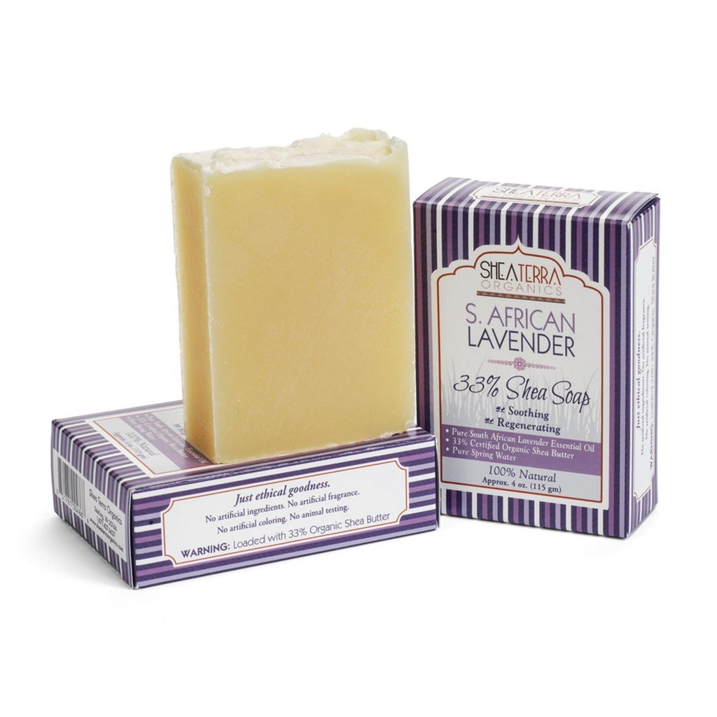 33% Shea Butter Soap (African Lavender) 115g.