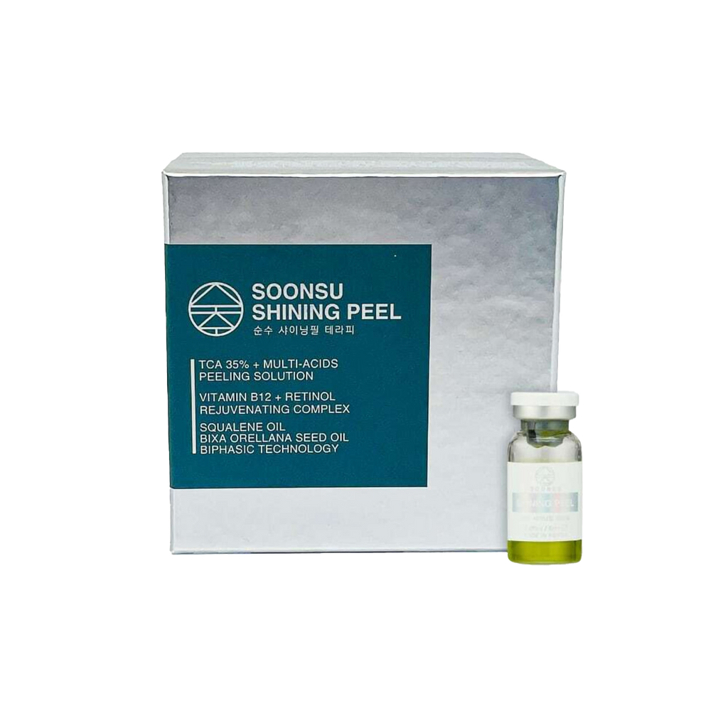 SOONSU Shining Peel gentle exfoliating treatment for bright, radiant skin.
