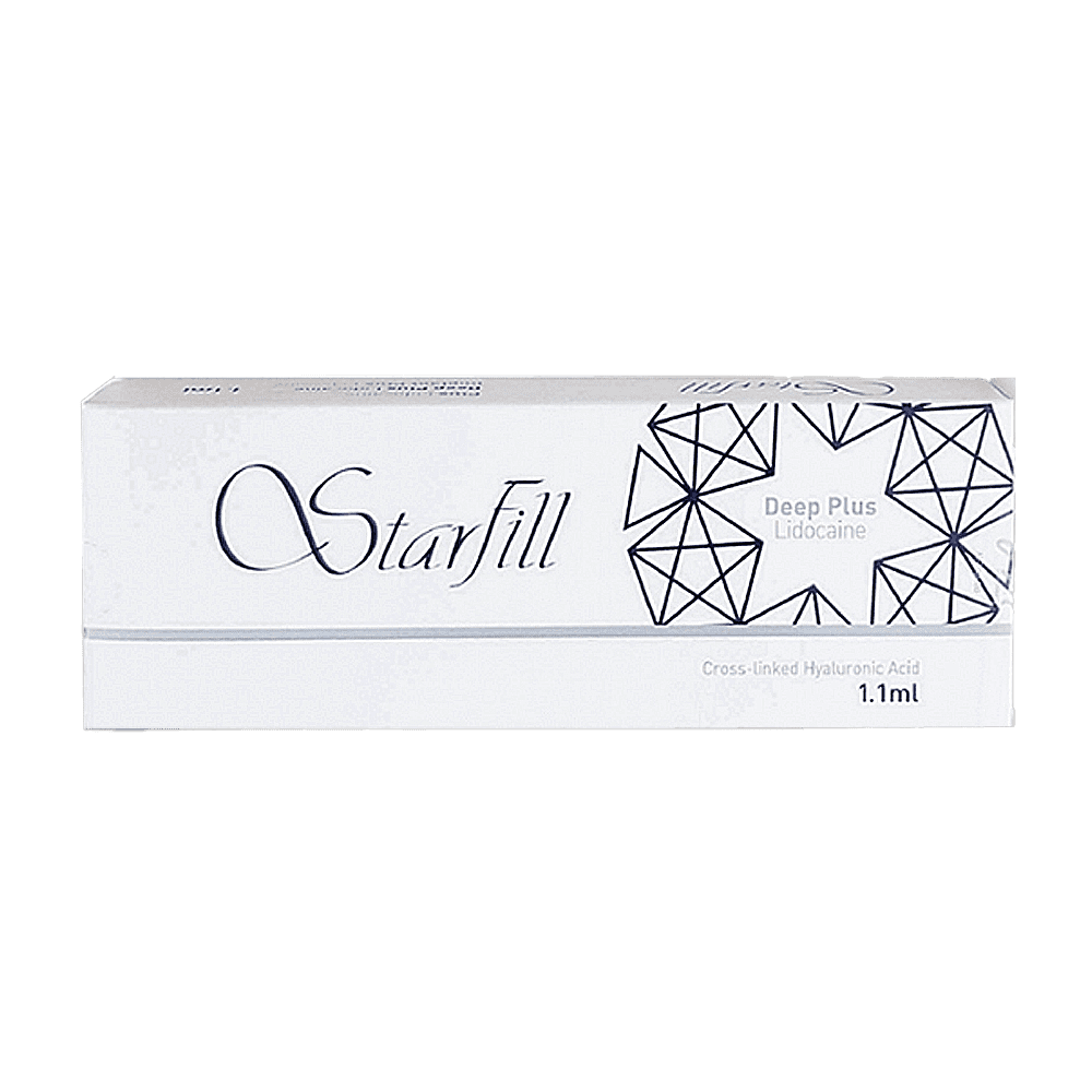 STARFILL DEEP (plus) hyaluronic acid filler for deep wrinkle reduction and facial contouring.