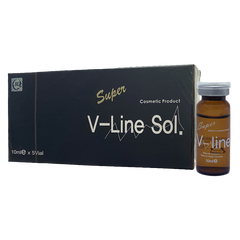 SUPER V LINE SOL fat-dissolving solution for V-shaped facial contouring.
