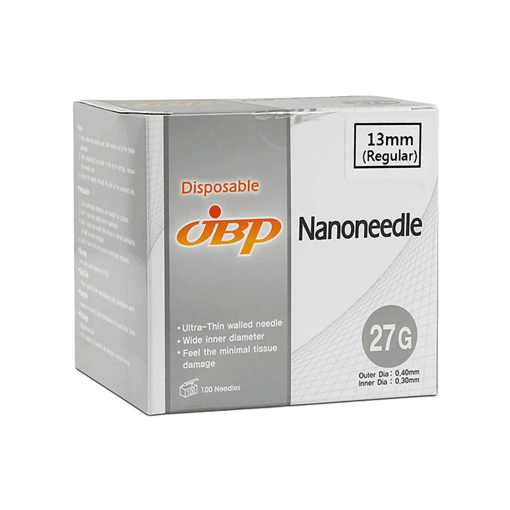 JBP Nano needle SUTW 27G (100pcs) (6mm,13mm).